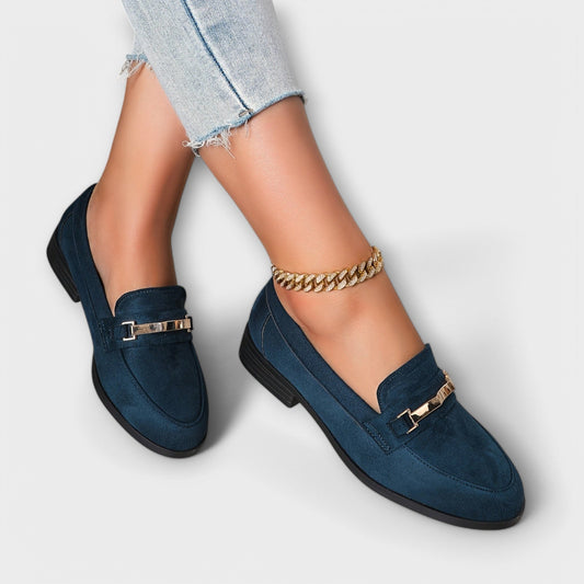 Luna | Elegante Flanell-Loafer