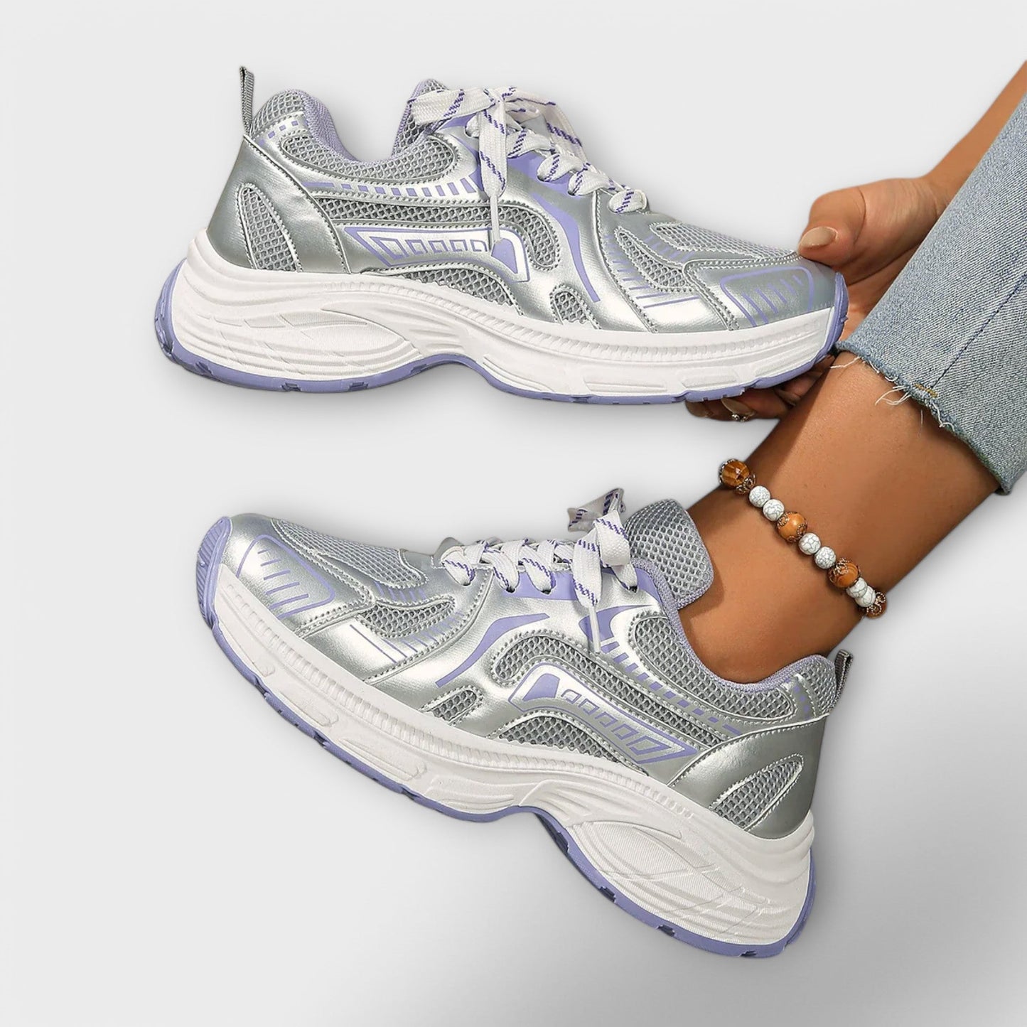 Sofia | Trendy Damen-Chunky-Sneaker