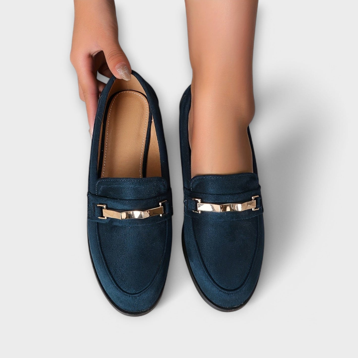 Luna | Elegante Flanell-Loafer