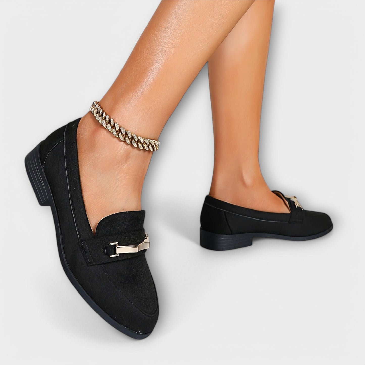 Luna | Elegante Flanell-Loafer